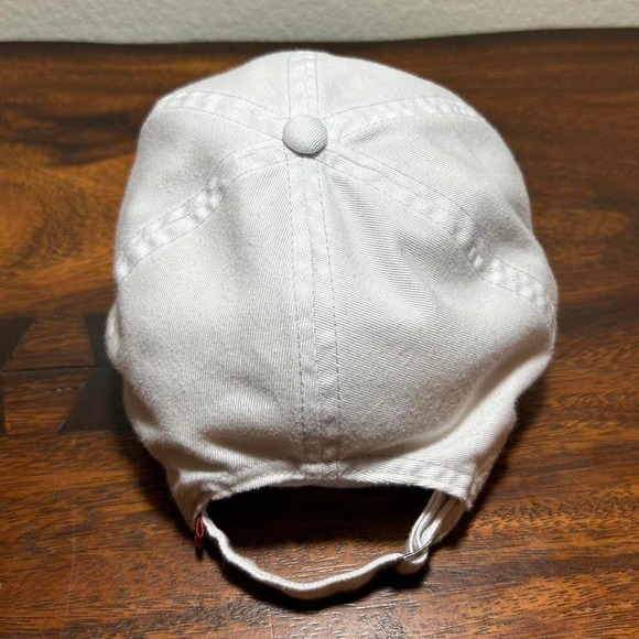 White Levi Strauss Denim White Adjustable Hat - Picture 3 of 3